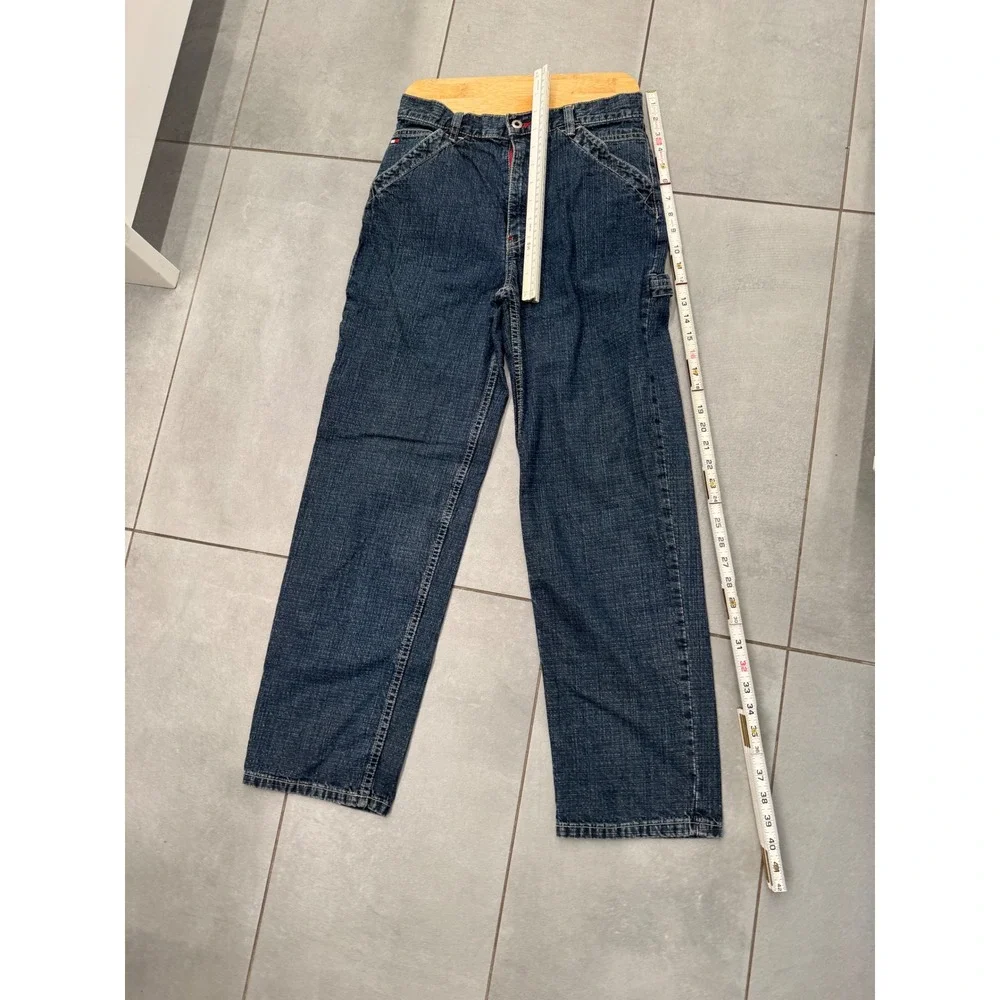 Tommy Hilfiger Jeans Youth 16 Carpenter Y2K Utility Denim Vintage 2003 Blue